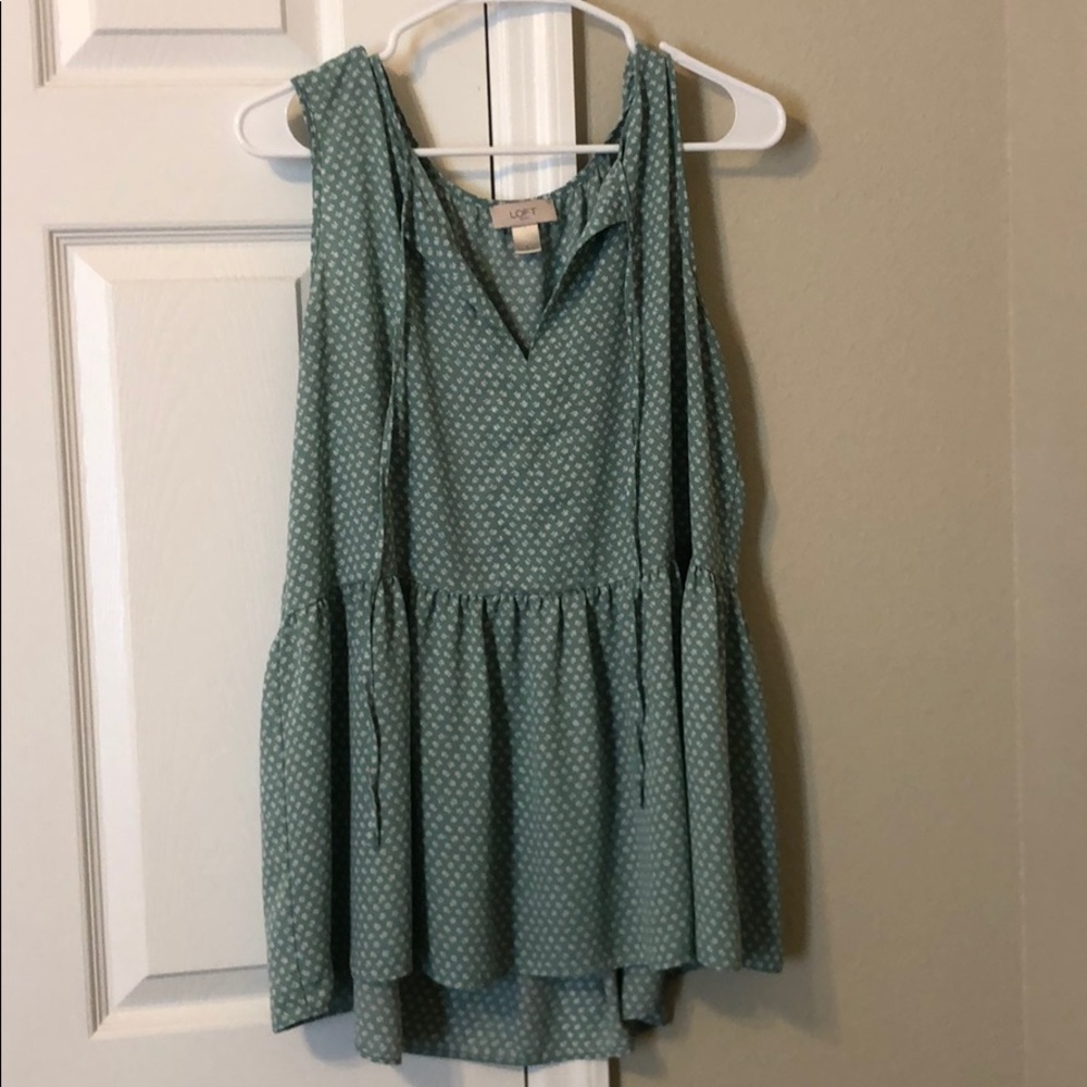 Loft L green tie tank